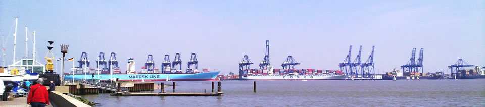 Felixstowe container port